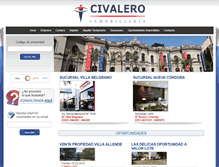 Tablet Screenshot of civalero.com